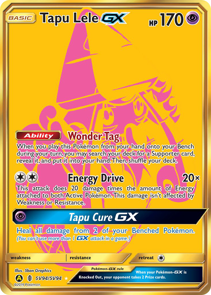 Tapu Lele GX (SV94/SV94) [Soleil et Lune : Destinées Occultes - Coffre des Brillants]