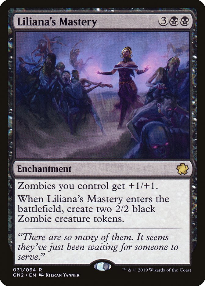 Maîtrise de Liliana [Soirée Jeux 2019]