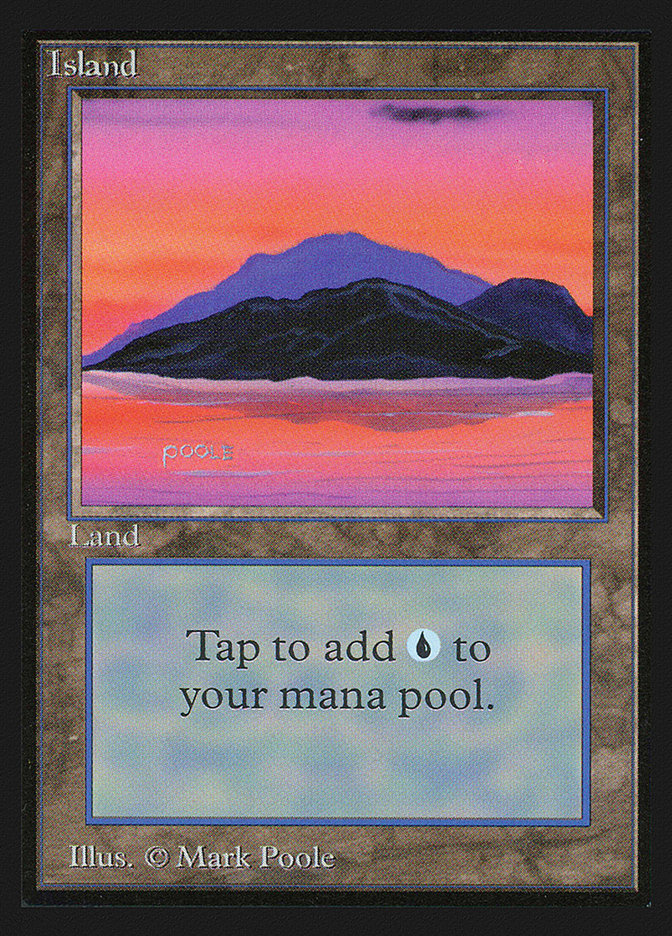 Île (Coucher de soleil / Signature à gauche) [Édition collector]