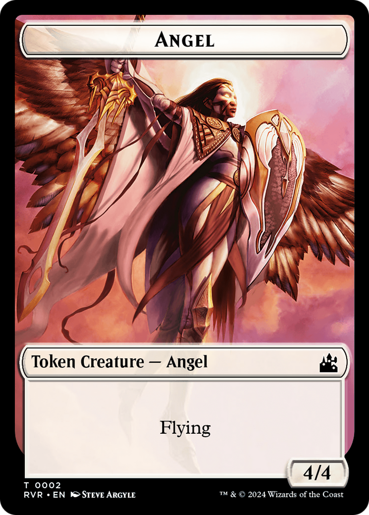 Gobelet (0008) // Ange (0002) Jeton double face [Jetons Ravnica Remastered]