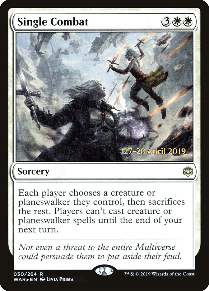 Combat singulier [Promos d’avant-première La Guerre des Planeswalkers]
