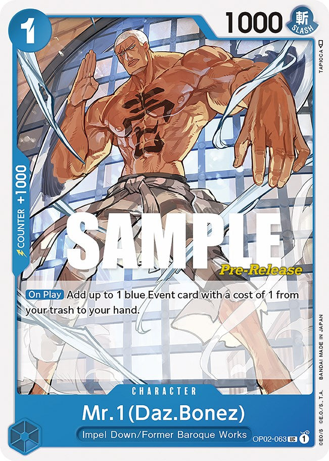 Sr.1 (Daz.Bonez) [Cartas de prelanzamiento de Paramount War]