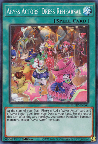 Répétition Générale d'Acteurs des Abysses [PHHY-FR063] Super Rare