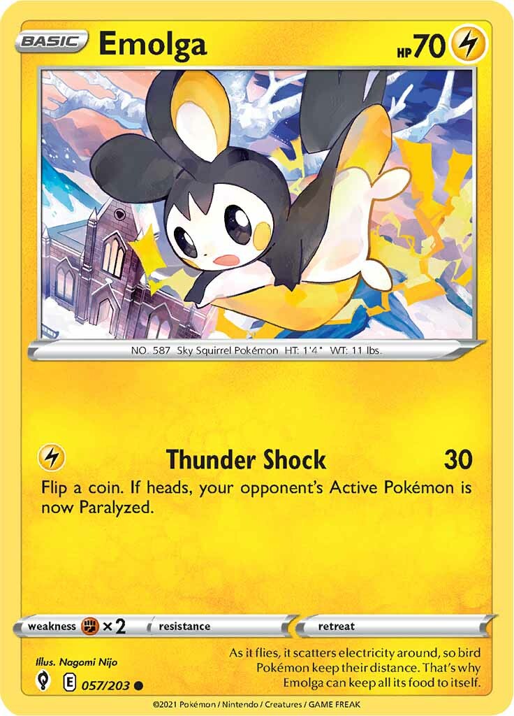 Emolga (057/203) [Épée et Bouclier : Ciel Évolutif]
