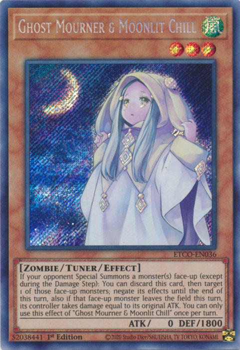 Fantasma Lamentador y Frío Luz de Luna [ETCO-EN036] Secreta Rara