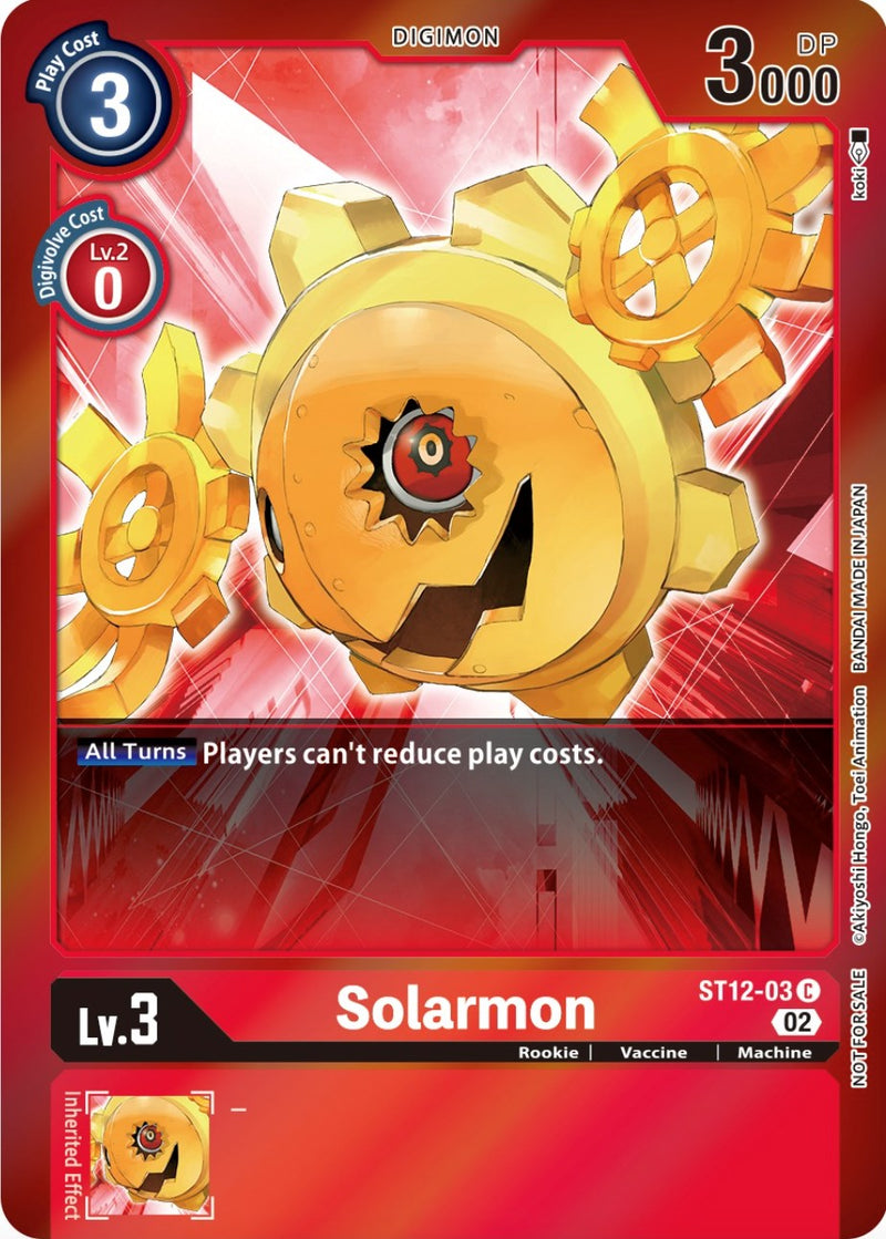 Solarmon [ST12-03] (Paquete de evento 4) [Mazo de inicio: Promocionales de Jesmon]