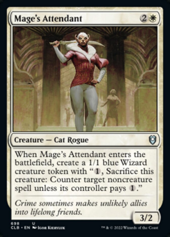Domestique du mage [Commander Legends: Battle for Baldur's Gate]