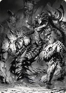 Vraska, la morsure de la trahison Carte artistique [Phyrexia : Tout sera un — Série artistique]