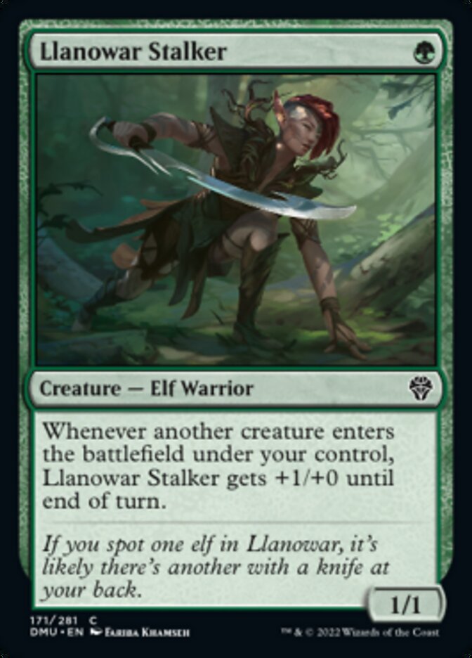 Traqueur de Llanowar [Dominaria Uni]