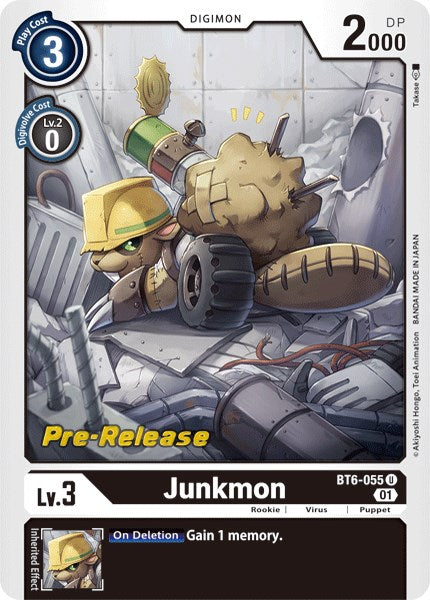 Junkmon [BT6-055] [Cartas de prelanzamiento Double Diamond]
