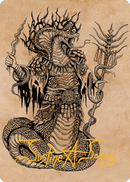 Sivriss, locutrice des cauchemars, carte d'illustration (51) (Signature dorée) [Série d'illustrations Commander Legends : La Bataille de la Porte de Baldur]