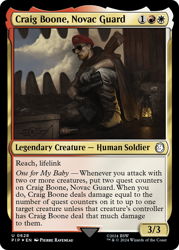 Craig Boone, garde de Novac (Surge Foil) [Fallout]