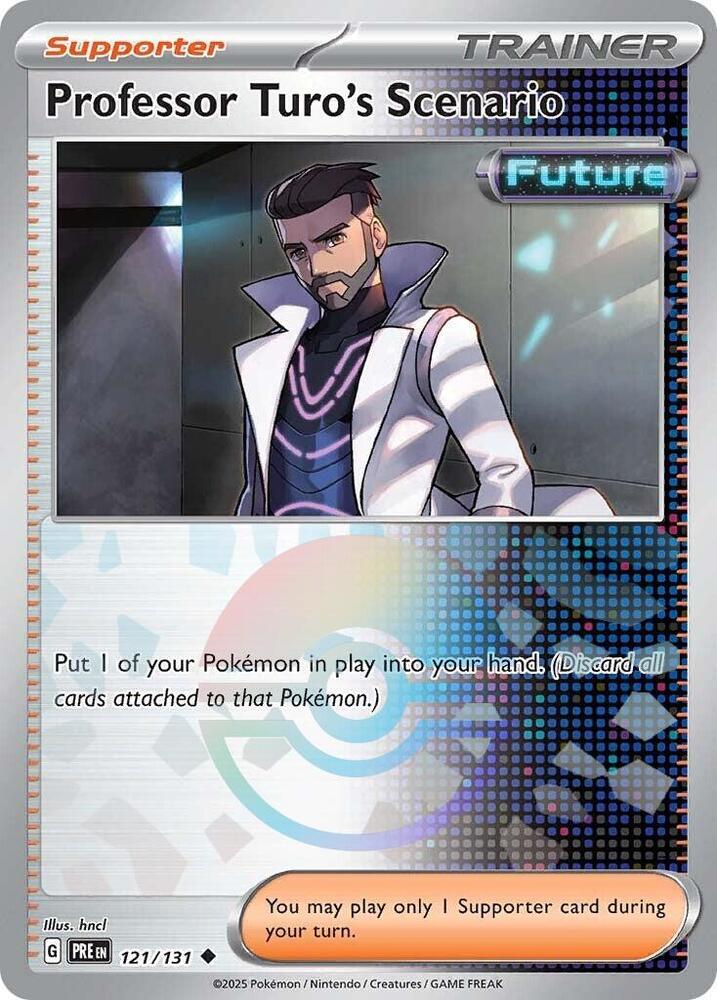 Scénario du Professeur Turo (121/131) (Motif Poké Ball) [Écarlate et Violet : Évolutions Prismatiques]
