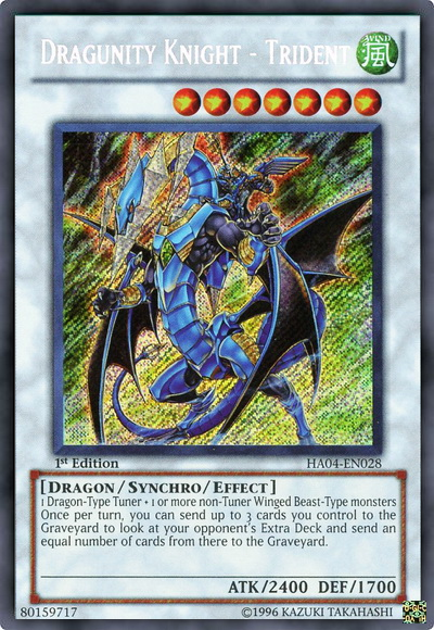 Chevalier Dragonité - Trident [HA04-FR028] Secret Rare