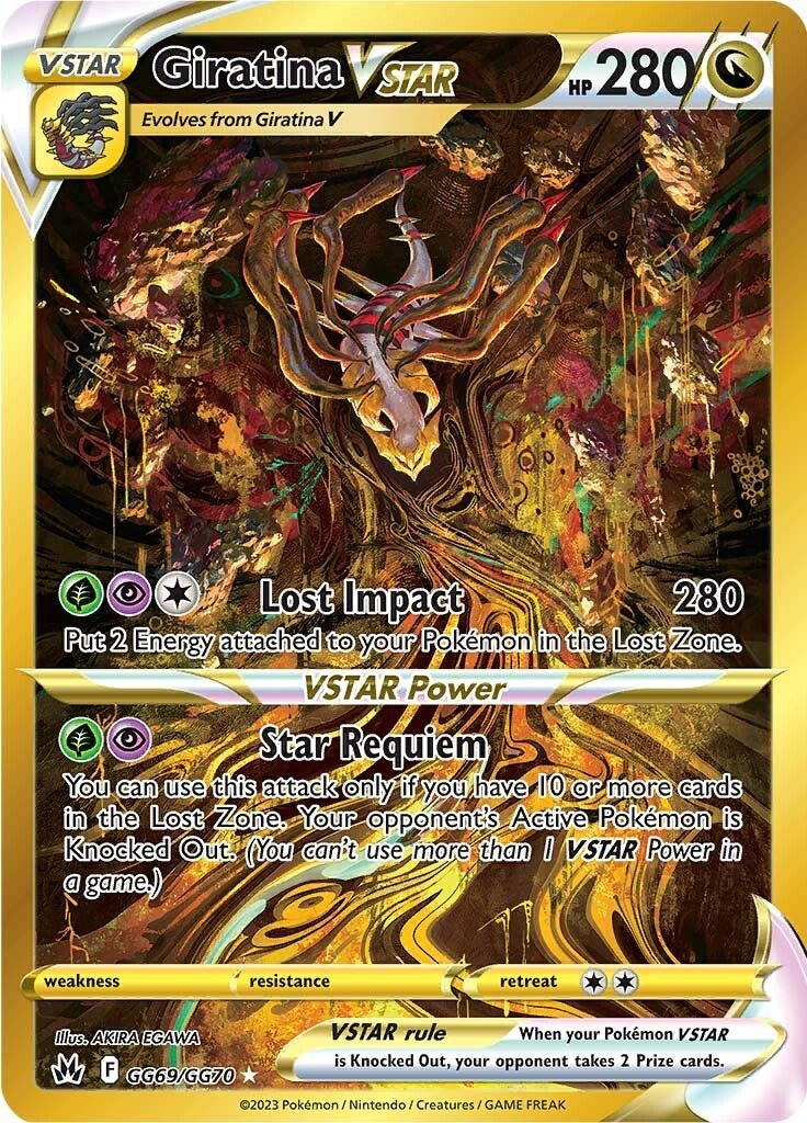 Giratina VSTAR (GG69/GG70) (Secreta) [Espada y Escudo: Cenit Supremo]