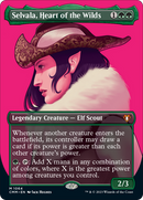Selvala, Cœur de la Grande Forêt (Sans bordure, Brise-cadre texturé holographique) [Commander Masters]