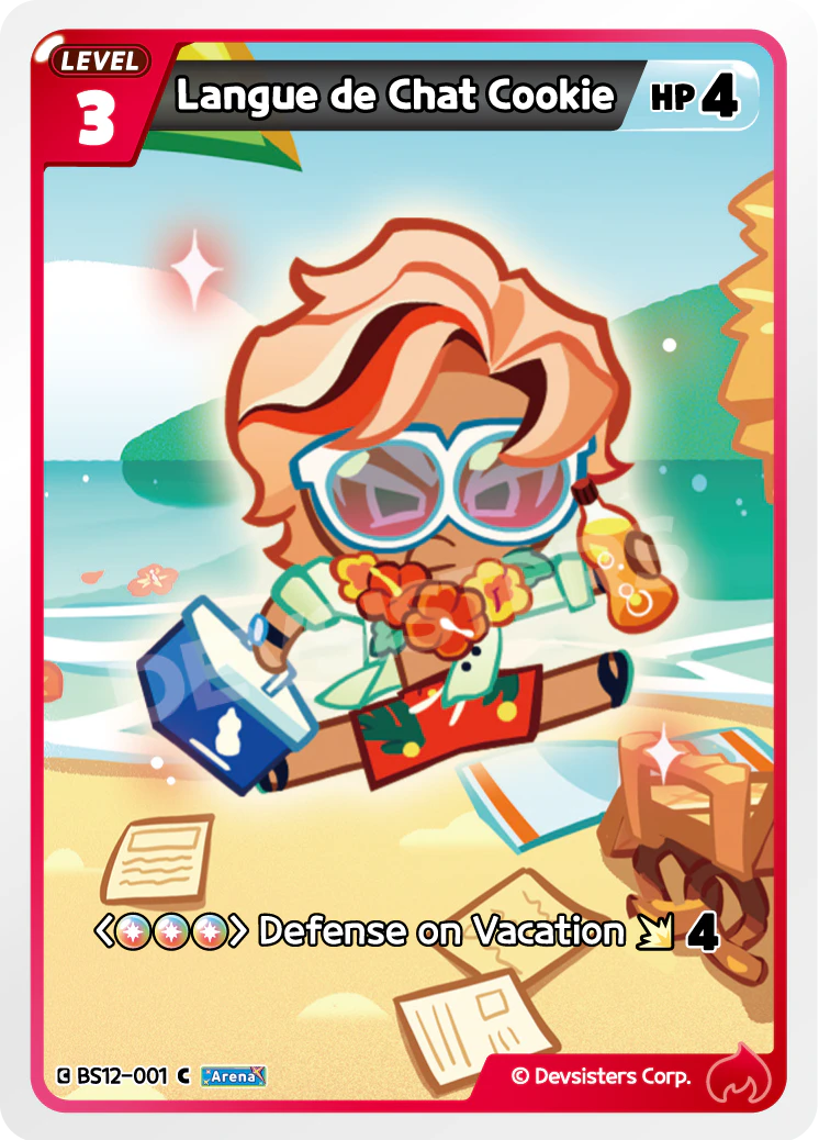 Image for Langue de Chat Cookie (BS12-001) (BS12) - CookieRun: Braverse TCG