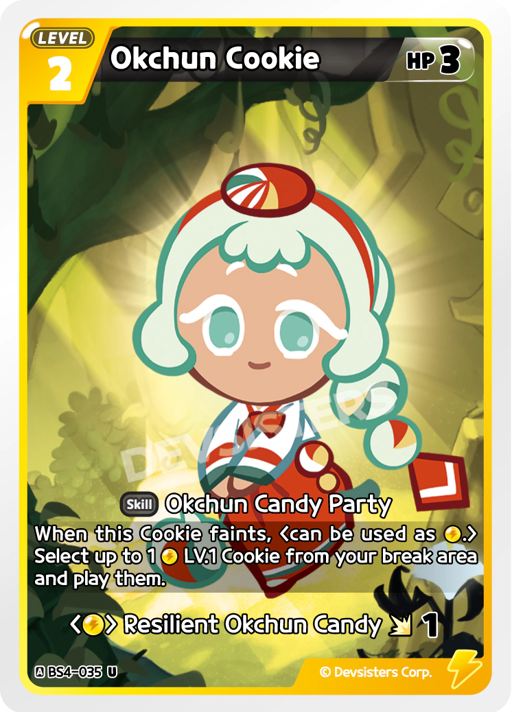 Image for Okchun Cookie (BS4-035) (BS4) - CookieRun: Braverse TCG