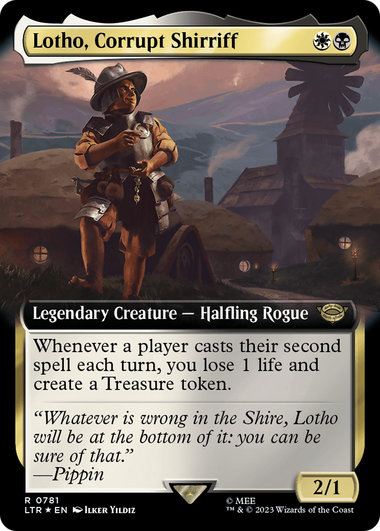 Lotho, Shérif corrompu (Extended Art) (Surge Foil) [Le Seigneur des Anneaux : Histoires de la Terre du Milieu]
