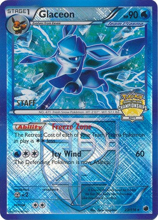 Glaceon (023/116) (Campeonatos de Ciudad) (Staff) [Cartas de Liga y Campeonato]