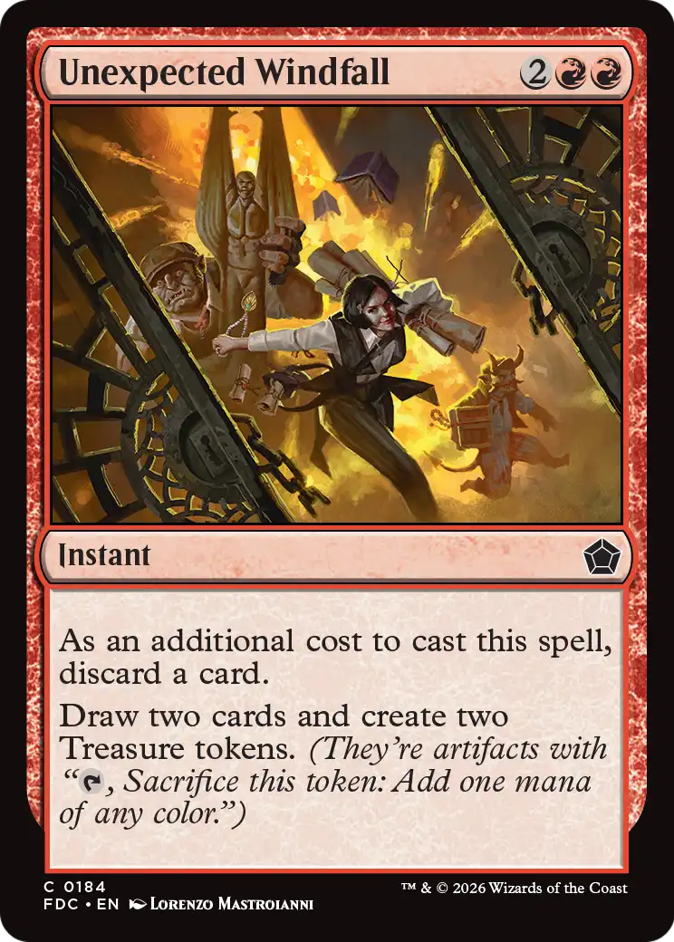 Unexpected Windfall [Foundations Commander]