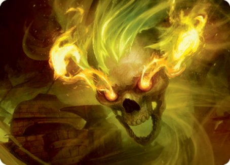 Carte artistique Crâneflamme [Dungeons & Dragons : Aventures dans les Royaumes Oubliés - Série artistique]