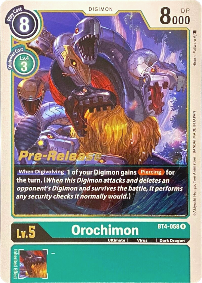 Orochimon [BT4-058] [Promociones Previas al Lanzamiento de Great Legend]