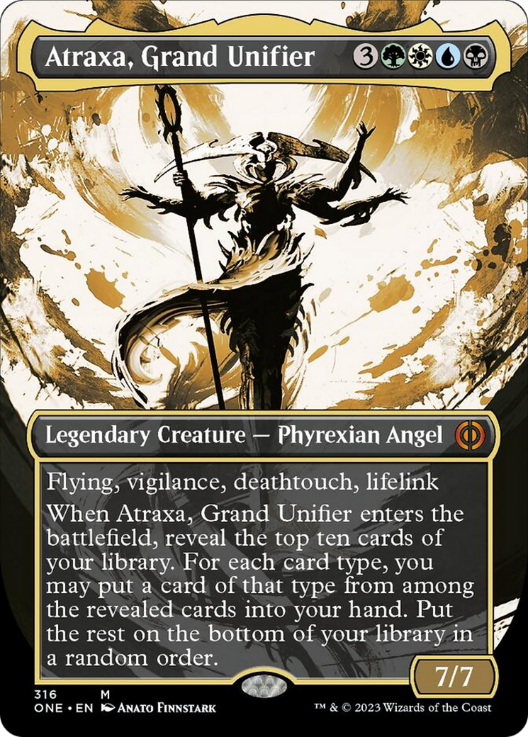 Atraxa, Grande unificatrice (Ichore sans bordure) [Phyrexia : Tout sera un]