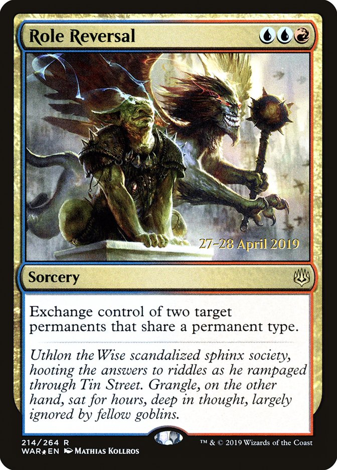 Changement de rôles [Promos d'avant-première La Guerre des planeswalkers]