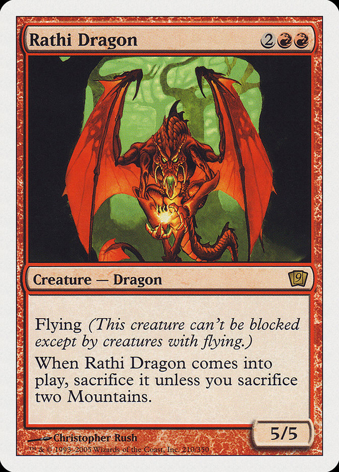 Dragon Rathi (9ème édition) [Cartes géantes]