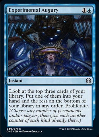 Augurio experimental [Phyrexia: La guerra de la máquina]