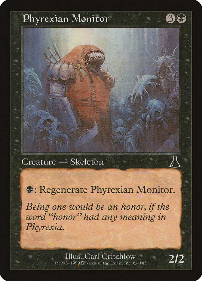 Moniteur phyrexian [L'Héritage d'Urza]