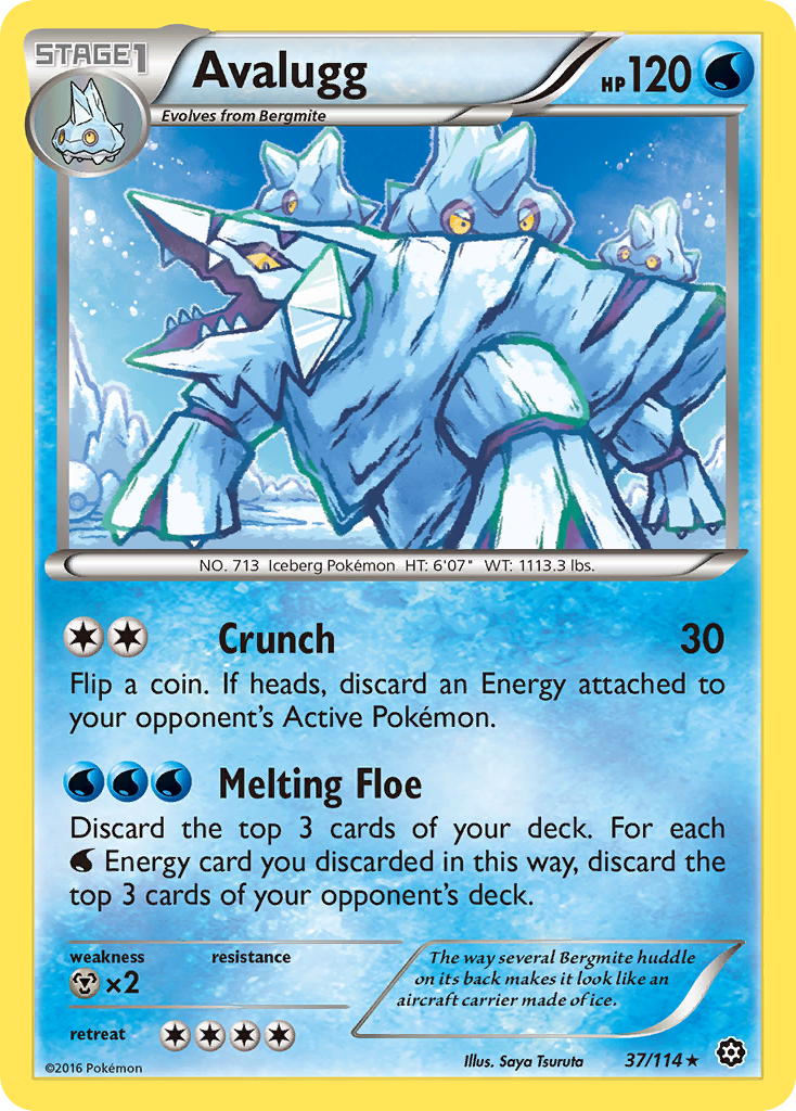 Avalugg (37/114) [XY: Offensive Vapeur]