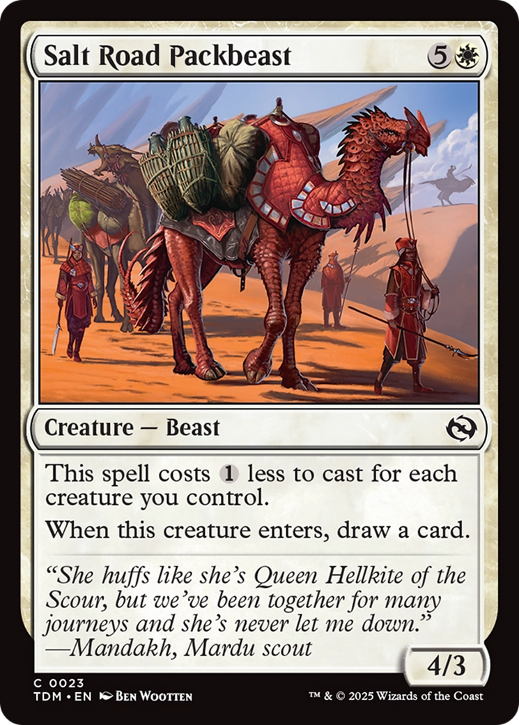 Bête de somme de la route du Sel [Tarkir : Rafale draconique]