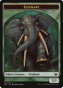 Jeton Élémental : Éléphant (Garruk vs Liliana) [Deck de Duel - Anthologie Jetons]
