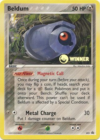 Beldum (022) (Carta de promoción de ganador) [Cartas de Liga y Campeonato]
