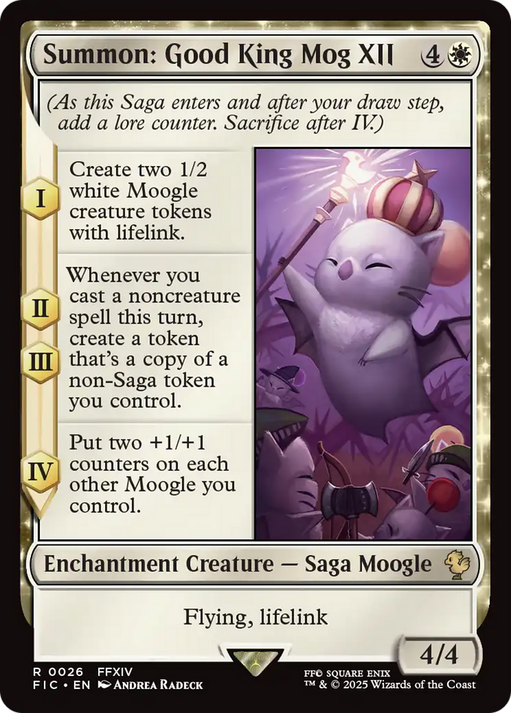 Invoquer : Bon Roi Mog XII [Commandant FINAL FANTASY]