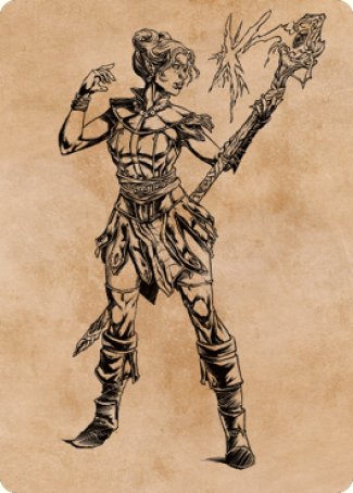 Neera, mage sauvage Carte artistique [Commander Legends : La Bataille de la Porte de Baldur - Série artistique]