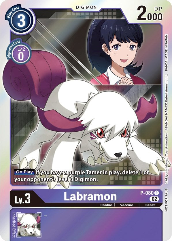 Labramon [P-080] (Digimon Survive Anime Expo 2022) [Cartas Promocionales]