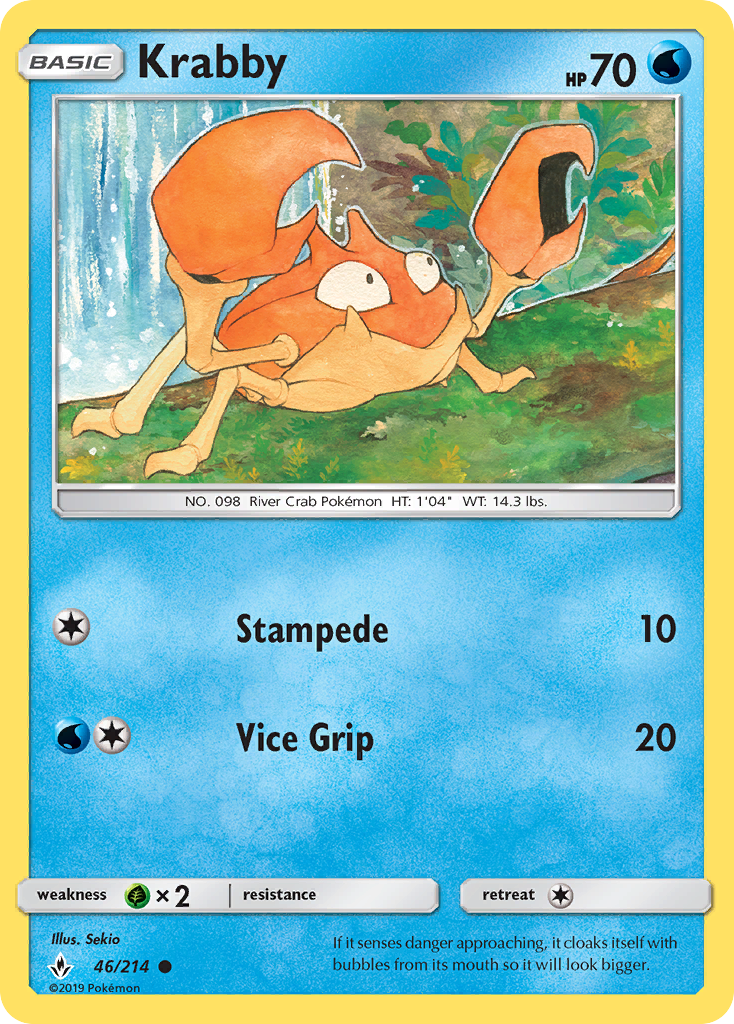 Krabby (46/214) [Sol y Luna: Lazos Indestructibles]