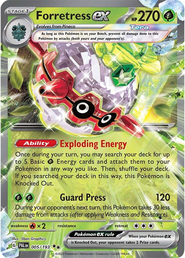 Forretress ex (005/193) [Escarlata y Púrpura: Evolución en Paldea]