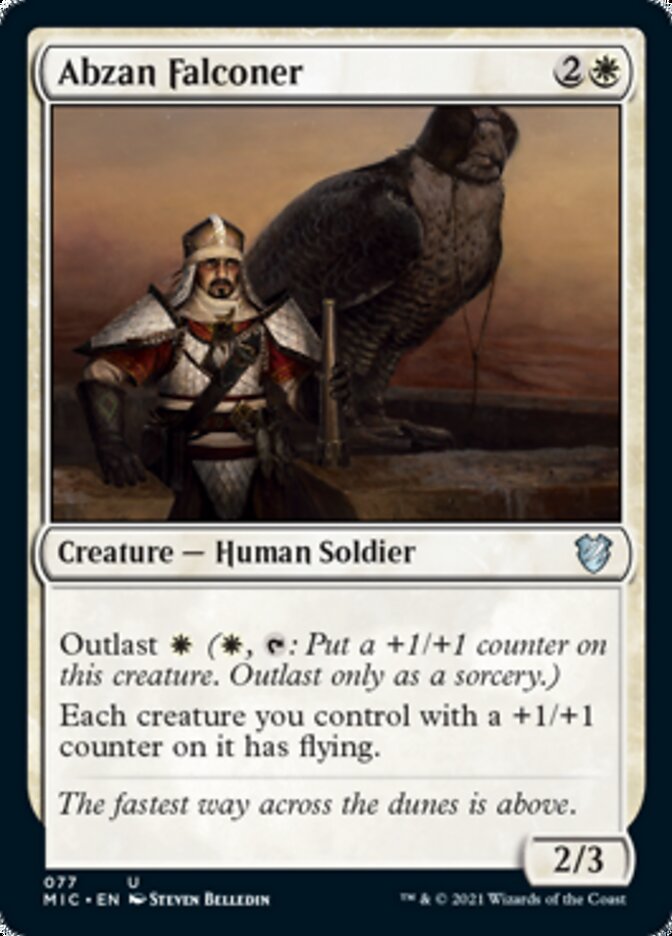 Fauconnière abzan [Innistrad: Chasse de minuit Commander]