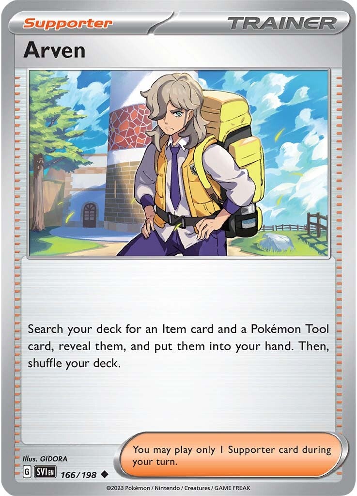 Arven (166/198) [Escarlata y Púrpura: Set Básico]