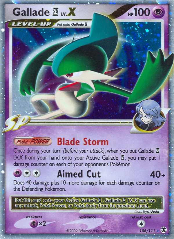 Gallade LV.X (106/111) [Platino: Rivales Ascendentes]