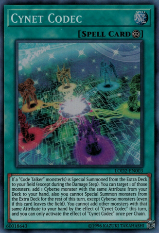 Cynet Codec (Legacy of the Duelist: Link Evolution) [LOD2-FR003] Super Rare
