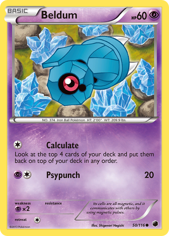 Beldum (50/116) [Negro y Blanco: Plasma Freeze]