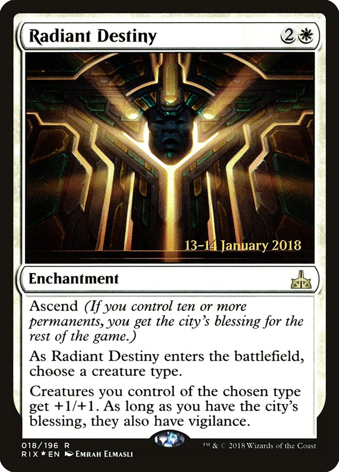 Destin radieux [Cartes promos d'avant-première Les Rivaux d'Ixalan]