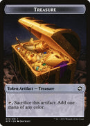 Thopter // Jeton de Trésor recto-verso [Dungeons & Dragons: Adventures in the Forgotten Realms Commander Tokens]