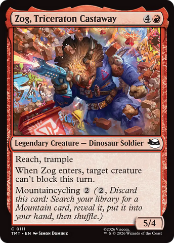 Zog, náufrago triceraton [Las Tortugas Ninja]