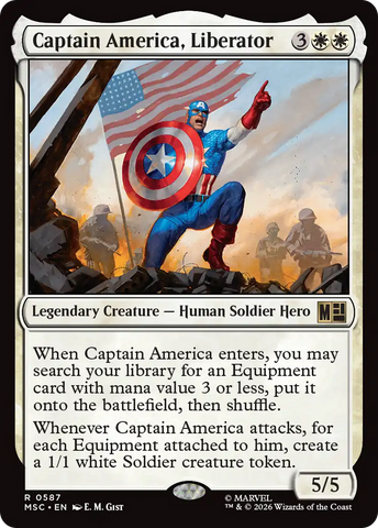 Capitán América, Libertador [Marvel Super Heroes Commander]